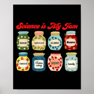 Wissenschaft ist mein Ding Chemie Biologie Physik  Poster