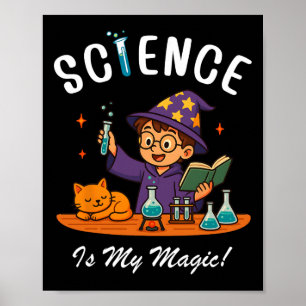 Wissenschaft ist mein Zauber Zurück zur Schule Ste Poster