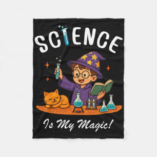 Wissenschaft ist meine Magie Zurück zur Schule Ste Fleecedecke