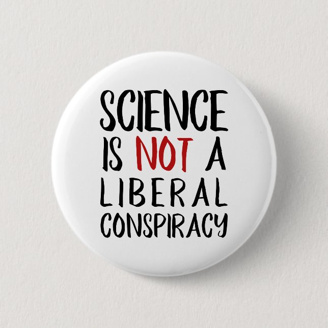 Wissenschaft ist nicht ein liberales button (Vorderseite)