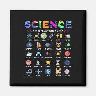 Wissenschaft ist überall Alphabet A-Z Stem Lehrer Magnet