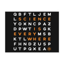 Wissenschaft ist überall Postkarte