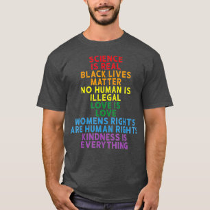 Wissenschaft ist wahrer schwarzer Lebenslauf Matte T-Shirt