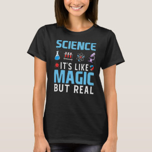 Wissenschaft ist wie Magie, aber echter Mathe-Kost T-Shirt