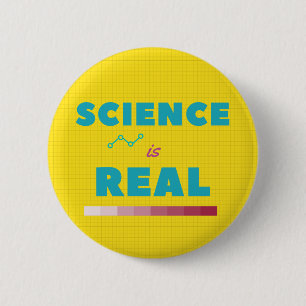 Wissenschaft ist wirklicher Knopf Button
