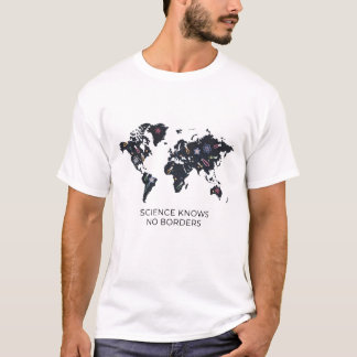 Wissenschaft kennt keinen grenzübergreifenden T -  T-Shirt