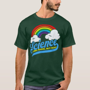 Wissenschaft mag Magie, aber real! Funny Retro 80e T-Shirt