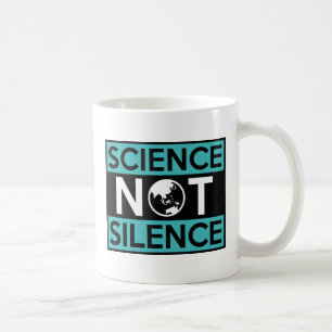 Wissenschaft nicht Schweigen Kaffeetasse