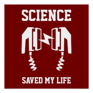 Wissenschaft Rettete mein Leben Poster