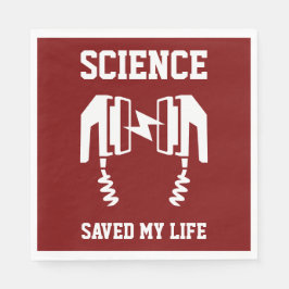 Wissenschaft Rettete mein Leben Serviette