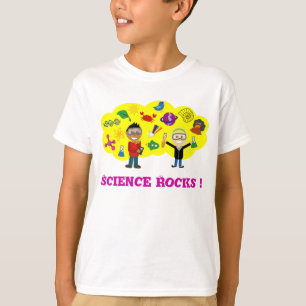 Wissenschaft schaukelt Cartoon T-Shirt
