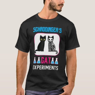 Wissenschaft Schrödingers Katzenexperimente T-Shirt