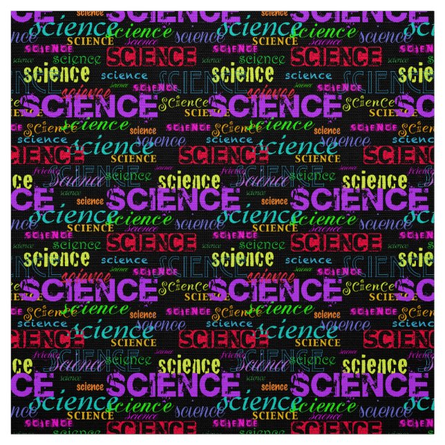 Wissenschaft Stoff (Muster)