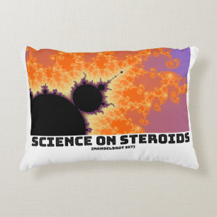 Wissenschaft über Steroiden-Mandelbrot-Fraktal Dekokissen
