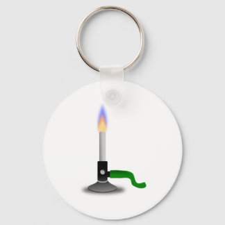 Wissenschaft und Chemie Bunsen Burner Schlüsselanhänger