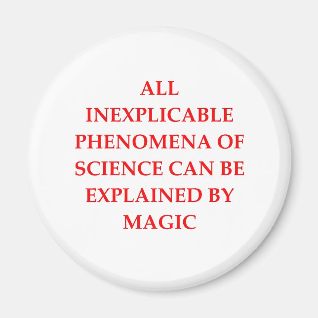 Wissenschaft und Magie Magnet (Vorne)