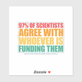 Wissenschaft und Statistik Aufkleber