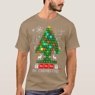 Wissenschaft Weihnachten Oh Chemiker Baum Chemistr T-Shirt