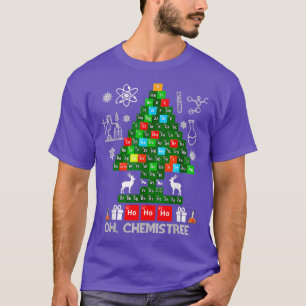 Wissenschaft Weihnachten Oh Chemiker Baum Chemistr T-Shirt
