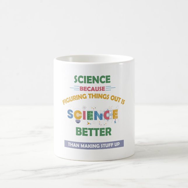 Wissenschaft, weil man besser wird als sich selbst kaffeetasse (Mittel)