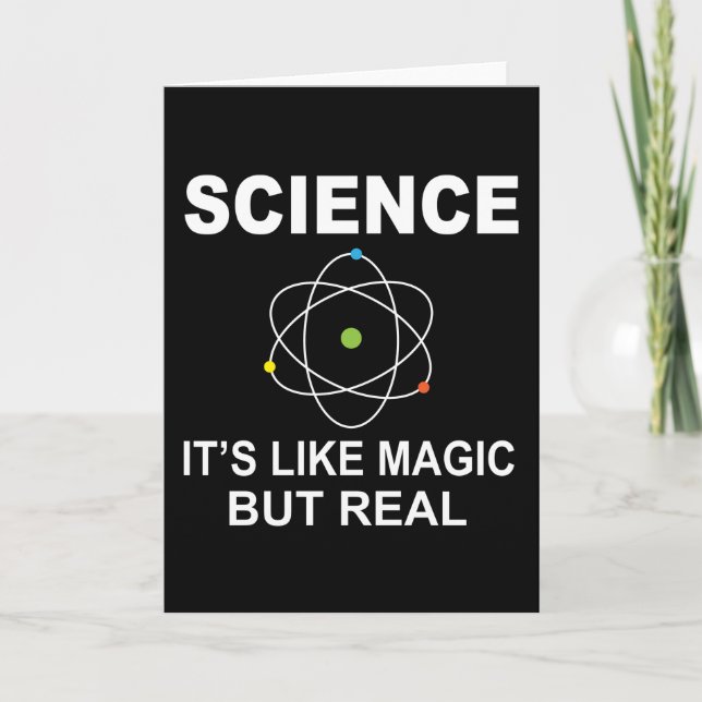 Wissenschaft wie Magie, aber real Karte (Vorderseite)