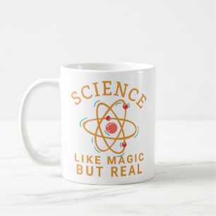 WISSENSCHAFT WIE MAGIE ABER REAL-WISSENSCHAFTSLIEB KAFFEETASSE
