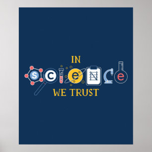 Wissenschaft - wir vertrauen poster