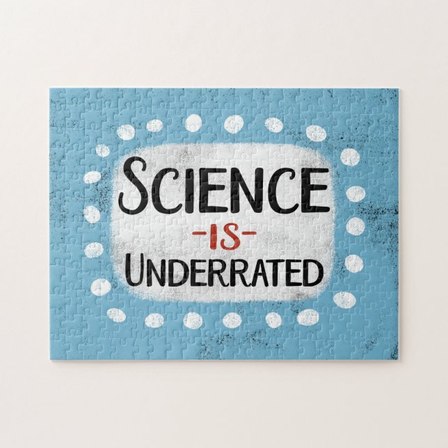 Wissenschaft wird im Jigsaw Puzzle unterschätzt (Horizontal)
