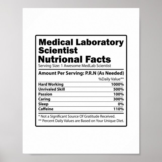Wissenschaftler des medizinischen Labradors | Gesc Poster (Vorne)