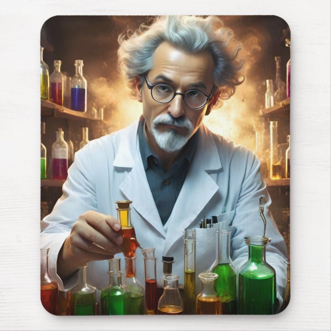 Wissenschaftler in Labormischpulen, Mousepad (Vorne)