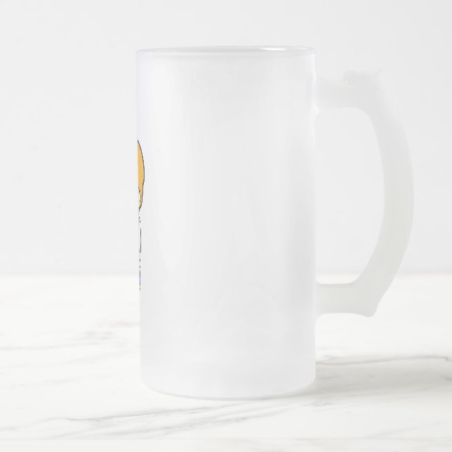 Wissenschaftler-Junge 2 Mattglas Bierglas (Rechts)