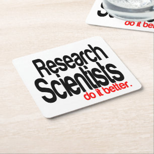 Wissenschaftler machen es besser rechteckiger pappuntersetzer