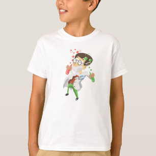 Wissenschaftler mit Reagenzgläsern T-Shirt