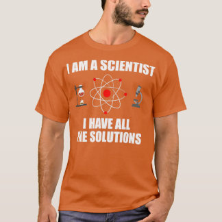 Wissenschaftler Nerd Physik Chemie T-Shirt