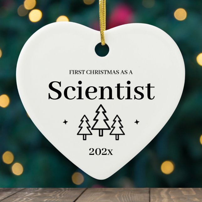 Wissenschaftler New Job First Christmas Ornament (Scientist New Job First Christmas Ornament
)