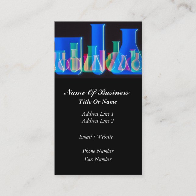 Wissenschaftler-Visitenkarte Visitenkarte (Vorderseite)