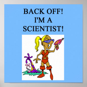 Wissenschaftlerin Poster
