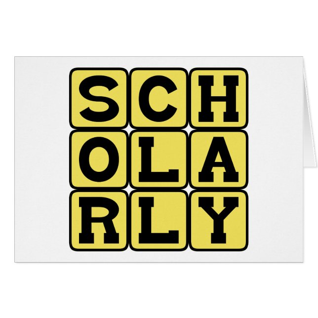 Wissenschaftlich, studiert (Vorderseite (Horizontal))