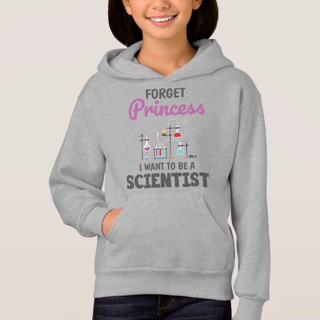 wissenschaftlich-weiß hoodie (Vorderseite)