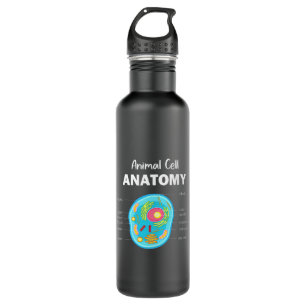Wissenschaftliche Anatomie von Tierzellen Edelstahlflasche