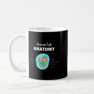 Wissenschaftliche Anatomie von Tierzellen Kaffeetasse