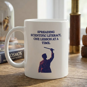 Wissenschaftliche Bildung Schritt für Schritt verb Kaffeetasse