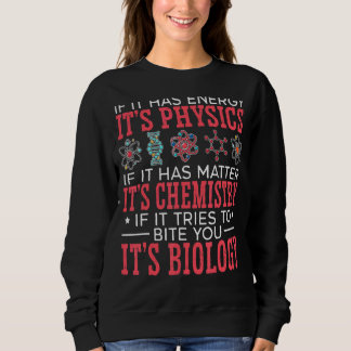 Wissenschaftliche Biologie Chemie Laboratory Room  Sweatshirt