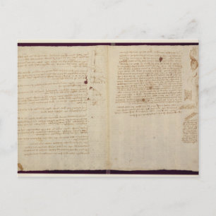 Wissenschaftliche Diagramme Postkarte