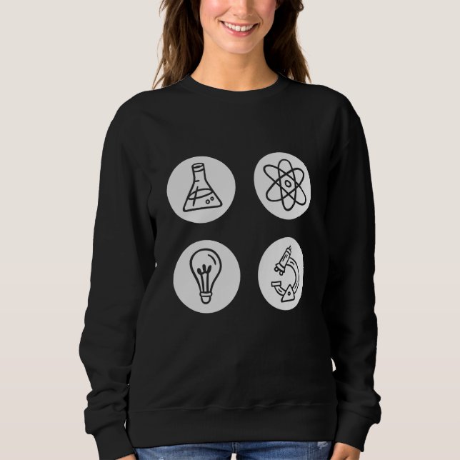 Wissenschaftliche Elemente Sweatshirt (Vorderseite)