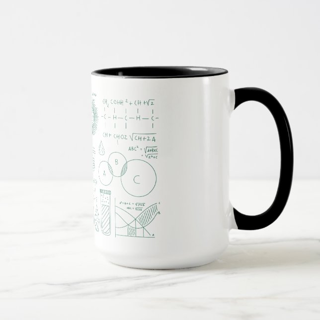 Wissenschaftliche Formel Tasse (Rechts)