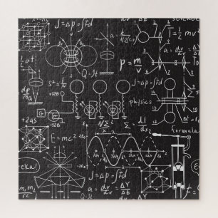 Wissenschaftliche Formeln: Chalkboard-Berechnungsm