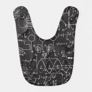 Wissenschaftliche Formeln: Chalkboard-Berechnungsm Babylätzchen
