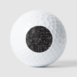 Wissenschaftliche Formeln: Chalkboard-Berechnungsm Golfball