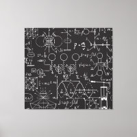 Wissenschaftliche Formeln: Chalkboard-Berechnungsm